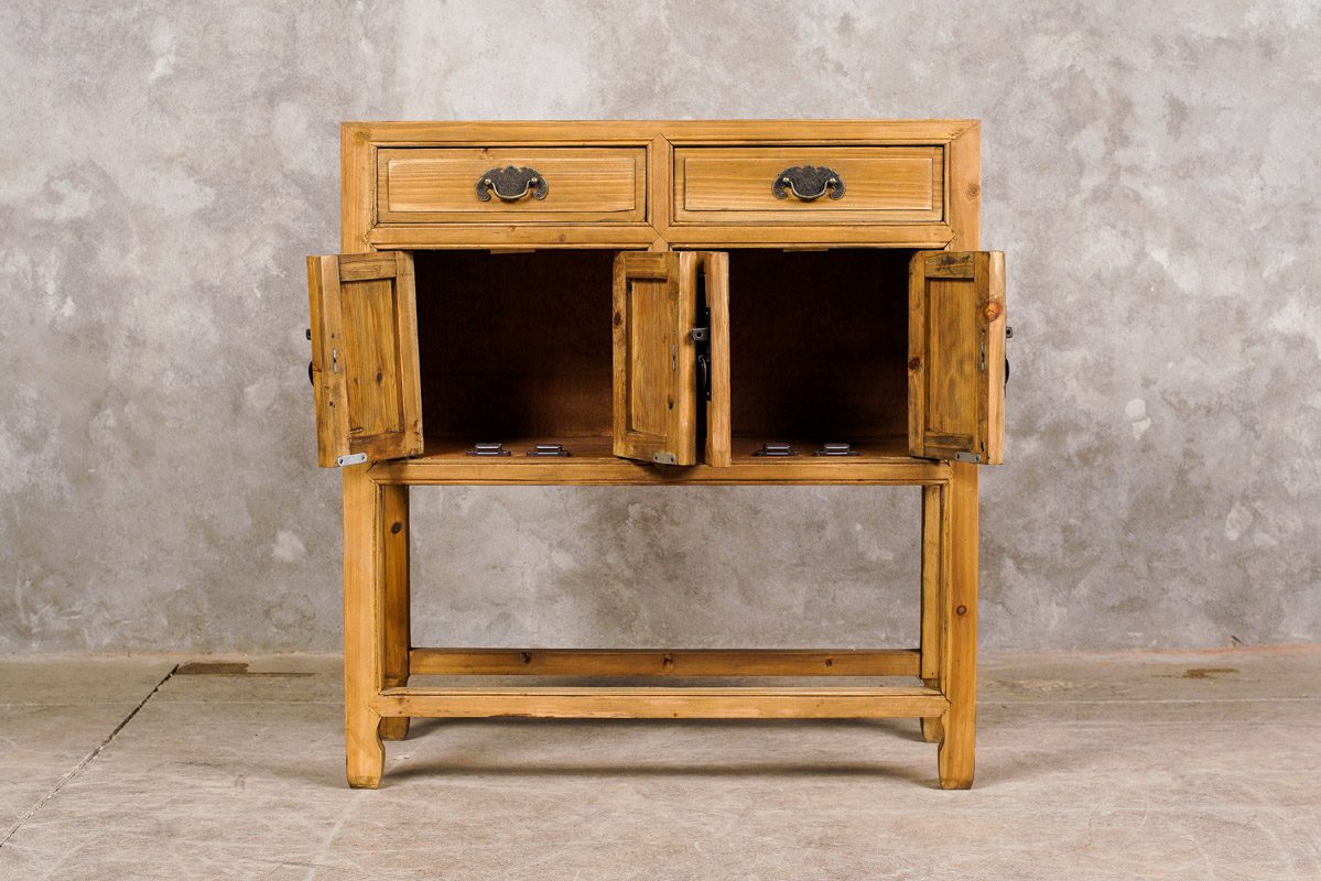 Arrimo chino madera natural - Imagen 4