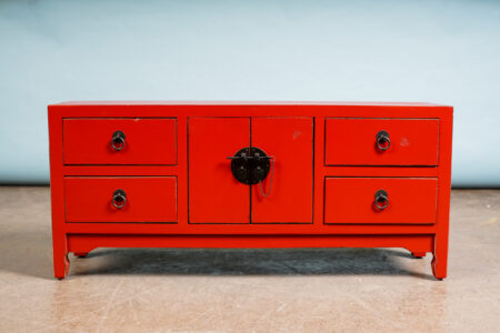 Mini cabinet rojo
