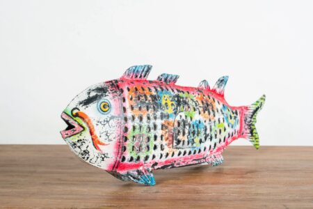 Pez-candelabro colgante