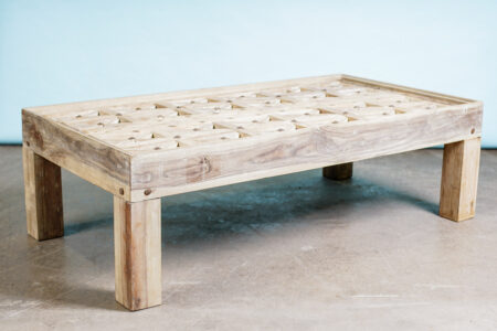 Mesa Incrustaciones Fierro y Madera